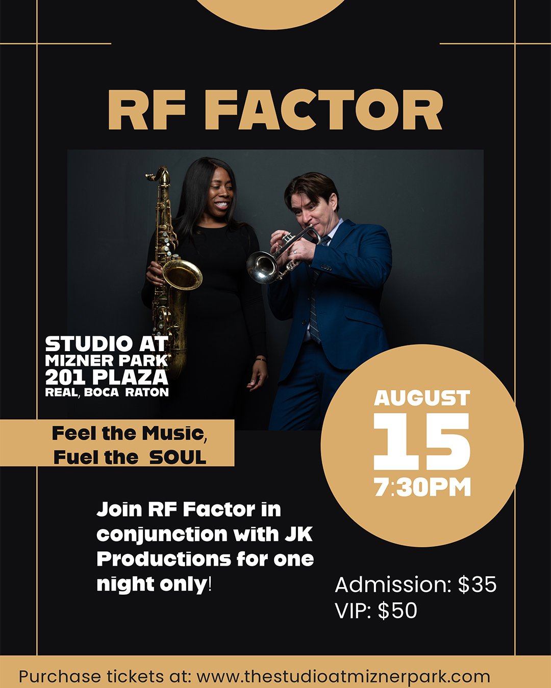 RF Factor Live Music Mizner Park August 2025
